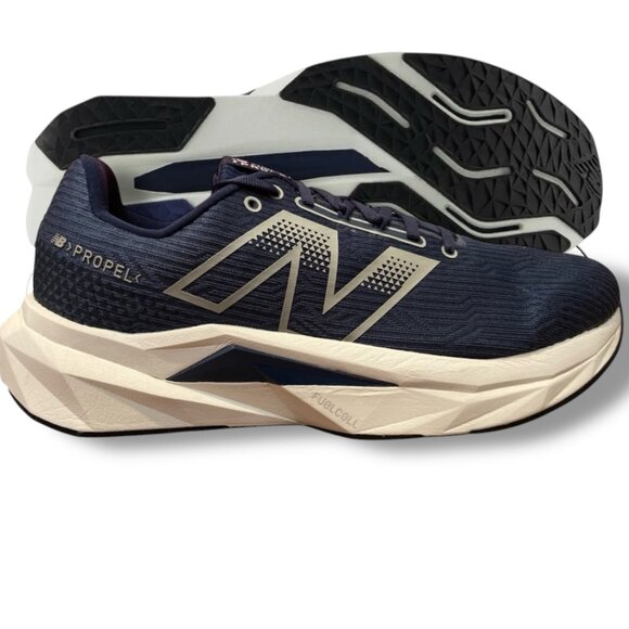 New Balance Fuelcell Propel V5 Blue Grey Mens Running Shoes Size 11 Medium Width - Picture 1 of 8